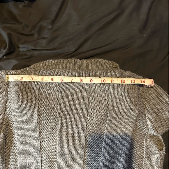 Pink Rose Grey Sweater Size XL NWOT - Picture 5 of 6